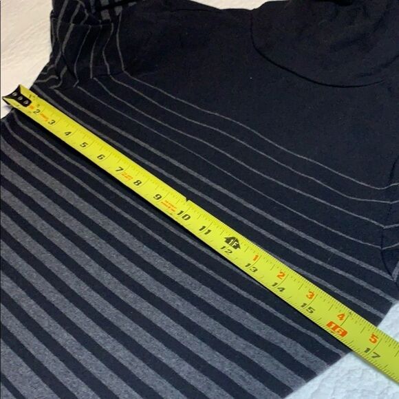 Tommy Hilfiger striped turtleneck sweater. Ombré stripes. Medium - Picture 2 of 8